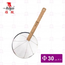 【雅緻Argus】木柄加強撈網(粗) 8目 Φ30cm