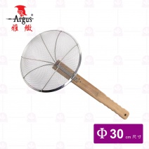【雅緻Argus】木柄加強撈網(粗) 8目 Φ30cm