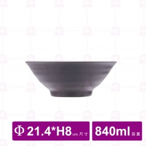 【台灣美耐】JW1008 陶面 寬口拉麵碗  (12入/盒)