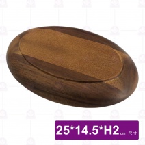 【菊川本味】相思木盤(淺蛋形)-17x11.5xH2cm