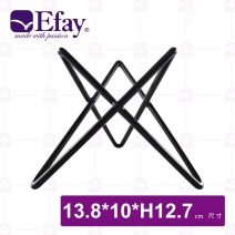 【Efay】3D止滑圓展示架 5吋(星辰/黑色)-13.8x10xH12.