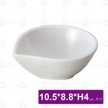【Shunta金順代】061桃型缽(白)-10.5x8.8xH4cm
