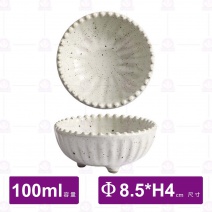 M0058-01A珠洸陶瓷3.5吋碟(亮光芝麻)-100ml