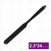 矽膠一體長刮刀(黑)-24cm
