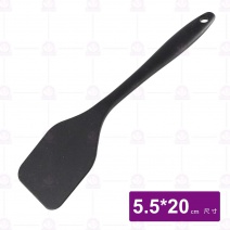 矽膠小型多用途煎鏟(黑)-20cm