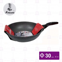 【KINDAIRO金太郎】原石鑄造雙面不沾炒鍋-Φ30cm