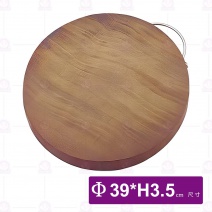 【菊川本味】鐵木砧板1尺3-圓-Φ39xH3.5cm
