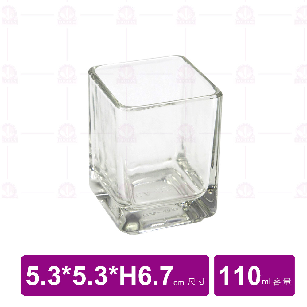 四方杯-無蓋 110ml MH-78356-1 (24入/盒)