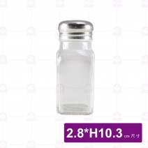 大四方玻璃鹽罐 SG-24