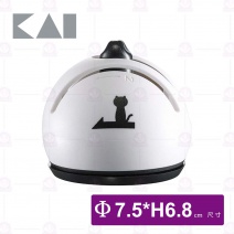 【貝印KAI】AP-5182 貓咪球型磨刀器-Φ7.5xH6.8cm