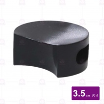 【Shunta金順代】C18月亮筷架 (黑)(50入/盒)-3.5cm