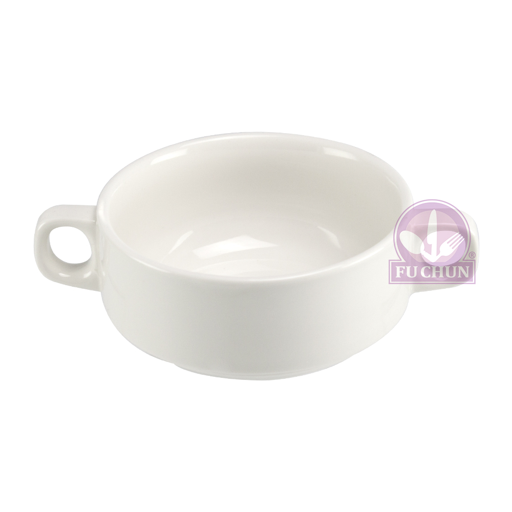 【大同磁器】P0490C 雙耳湯碗(身)