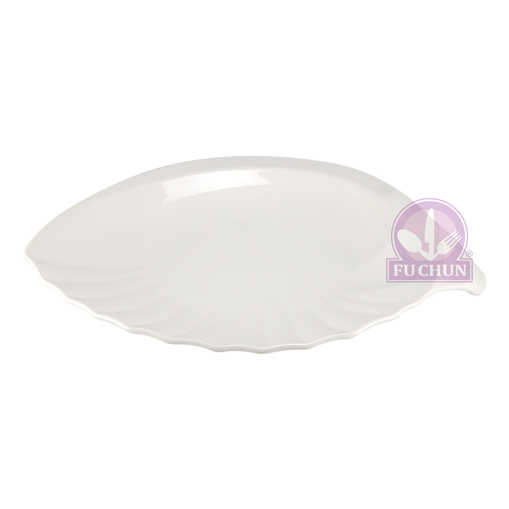 【大同磁器】P17163 16吋寬葉型長盤 41*31*H4.5cm