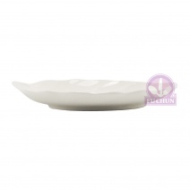 【大同磁器】P5453 葉子盤13.5x10.5cm