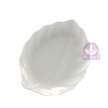 【大同磁器】P5453 葉子盤13.5x10.5cm