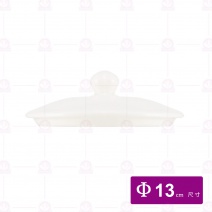 【大同磁器】P87H44L 雙耳魚刺盅-蓋 Φ13cm