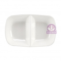 【大同磁器】P2653 5吋 二格盤 12.7*8.7*H2.4cm