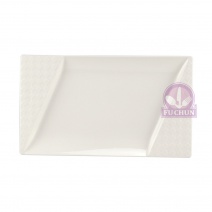 【大同磁器】P98H113 12英吋長方盤 30.5x7.8cm