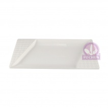 【大同磁器】P98H113 12英吋長方盤 30.5x7.8cm