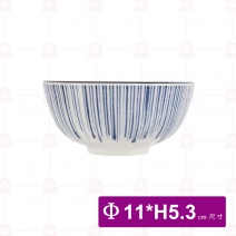 【大同磁器】P1289-149 5.5吋港式飯碗-梅花露