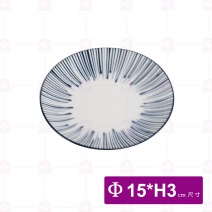 【大同磁器】P1261-149 6吋圓盤-梅花露