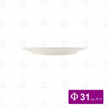 【大同磁器】圓盤寬邊12吋  P70121圓盤   30.5cm