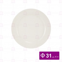 【大同磁器】圓盤寬邊12吋  P70121圓盤   30.5cm