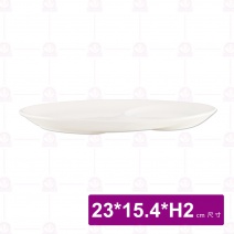 【大同磁器】P5893 橢圓隔盤 9吋