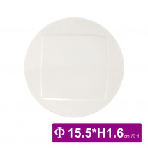 【大同磁器】P8161 外圓內方盤 6吋