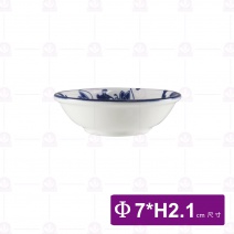 【大同磁器】P0121-156 港式味碟-華夏青花瓷
