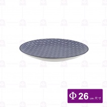 【大同磁器】P101-155 10吋圓盤-日式海波浪
