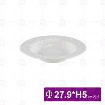 【大同磁器】P612112 圓形義大利深盤11吋