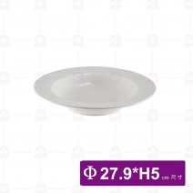 【大同磁器】P610112 圓形義大利深盤11吋
