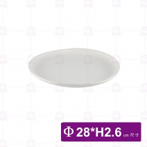 【大同磁器】P617111 線條圓型盤11吋
