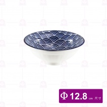 【大同磁器】P1944-155 生意碗2號-日式海波浪