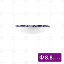 【大同磁器】P21-155 醬油碟-日式海波浪