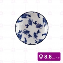 【大同磁器】P21-156 醬油碟-華夏青花瓷