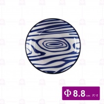 【大同磁器】P21-168 醬油碟-木紋