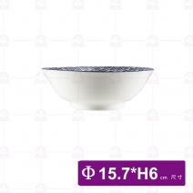 【大同磁器】P7064-155 湯麵碗-日式海波浪