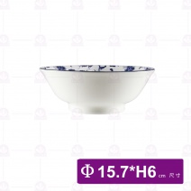 【大同磁器】P7064-156 湯麵碗-華夏青花瓷