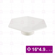 【大同磁器】P8163 高腳六邊碗7吋