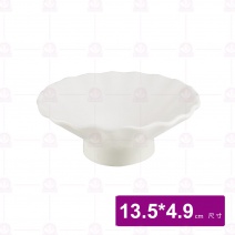 【大同磁器】154 高腳波浪碗5.25吋