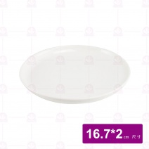 【大同磁器】P61772 線條圓型盤7吋