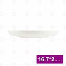 【大同磁器】P61772 線條圓型盤7吋