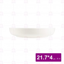 【大同磁器】P617H82 線條圓深盤8.5吋