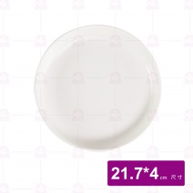 【大同磁器】P617H82 線條圓深盤8.5吋