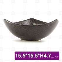 6吋MS三角缽 時來-15.5x15.5xH4.7cm