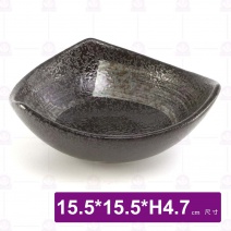 6吋MS三角缽 時來-15.5x15.5xH4.7cm