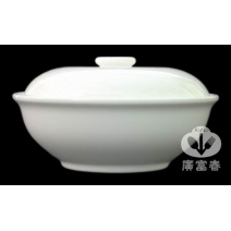 【大同磁器】P5854L 魚翅盅 蓋 (#26121)