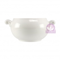 【大同磁器】P7345P 雙耳湯盅(身)-小 Φ14.5*H6.8cm